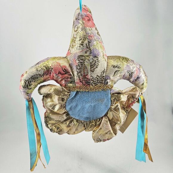 Vintage Naturally New Orleans Good Luck Wall Hanging Mask w tag - Picture 4 of 4